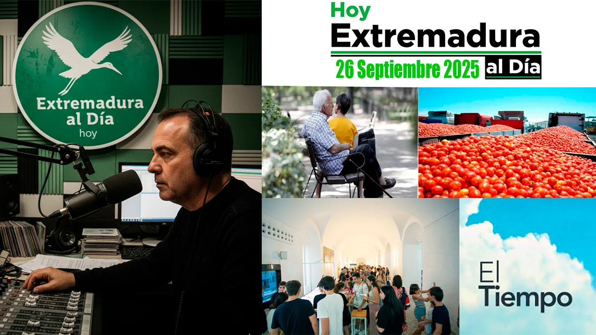 Noticias de Extremadura hoy, viernes 26 de septiembre: Tensión política, crisis económica y sucesos marcan la jornada