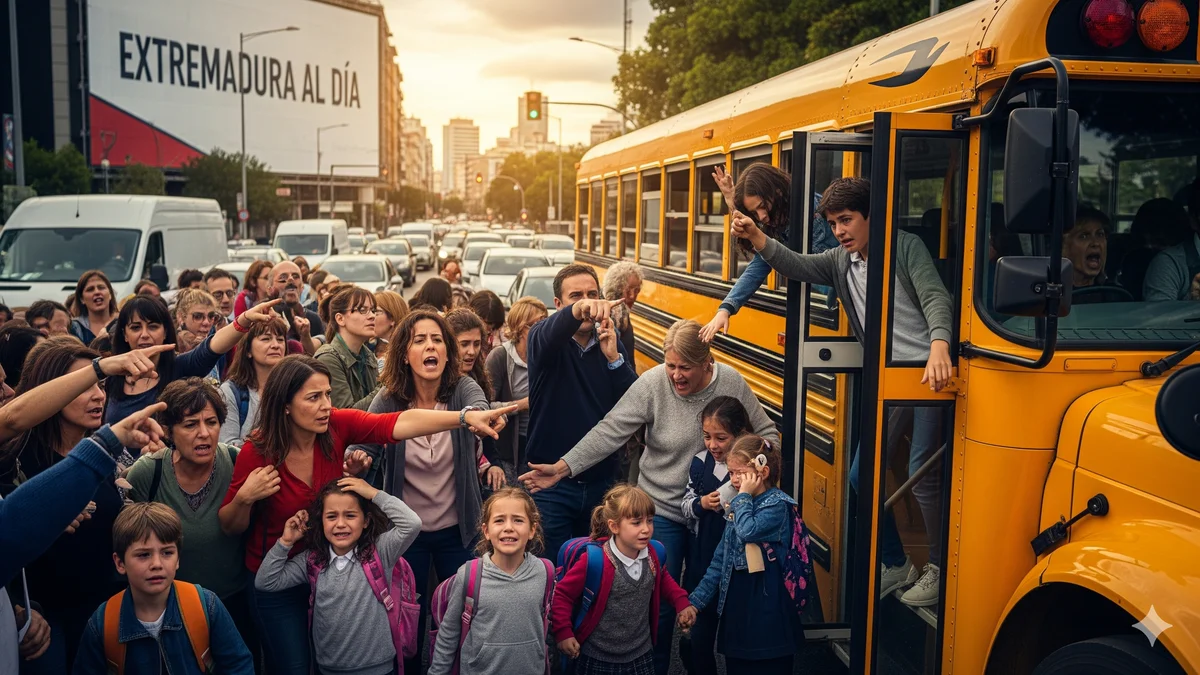 ¡Extremadura al Día: Caos en Transporte Escola