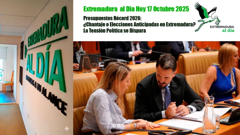 Presupuestos Récord 2026: ¿Chantaje o Elecciones Anticipadas en Extremadura? La Tensión Política se Dispara