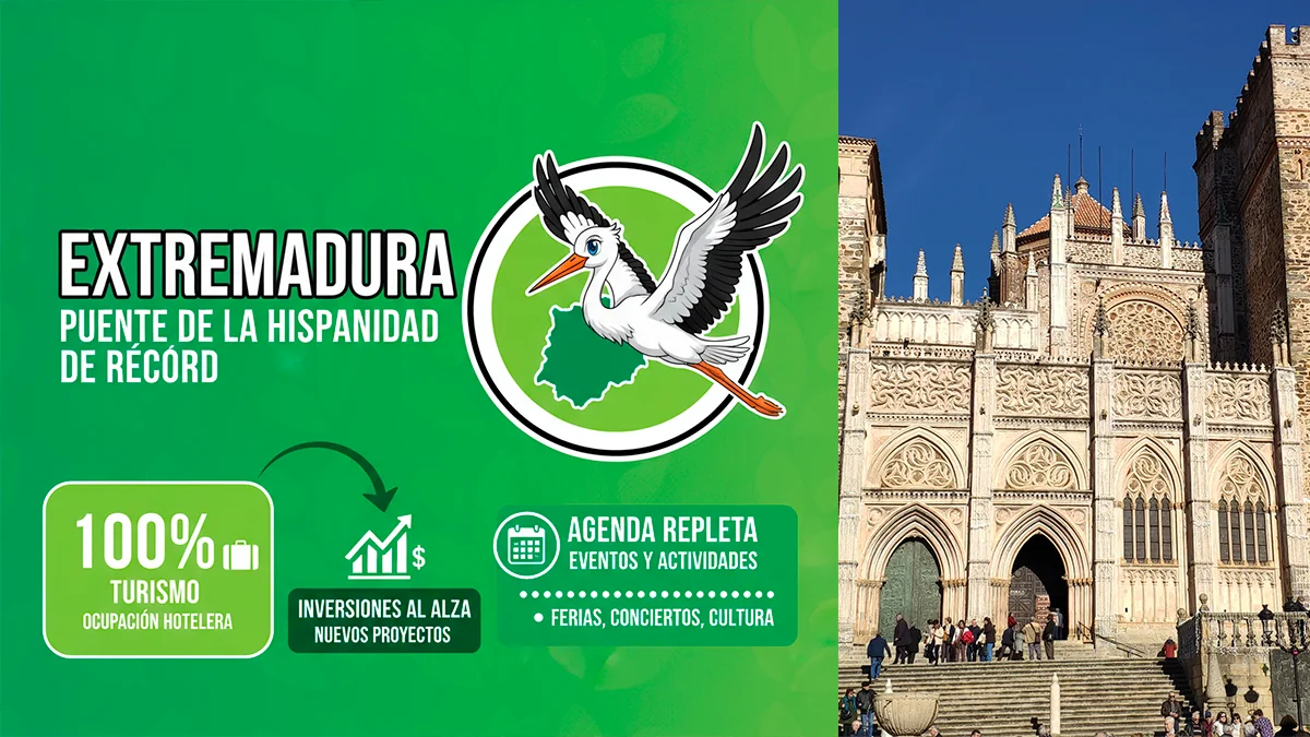 Extremadura celebra un Puente de la Hispanidad de récord