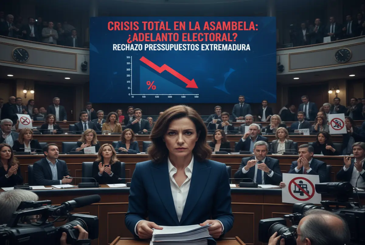 Crisis Total en la Asamblea: ¿Adelanto Electoral en Extremadura tras el Rechazo a los Presupuestos de Guardiola?