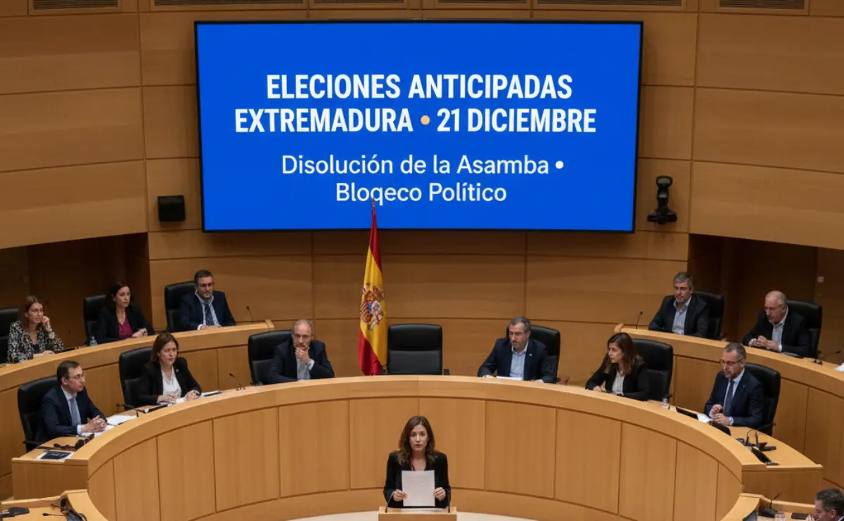 Elecciones Anticipadas Extremadura: Guardiola Disuelve la Asamblea y Fija el 21D por el Bloqueo Político