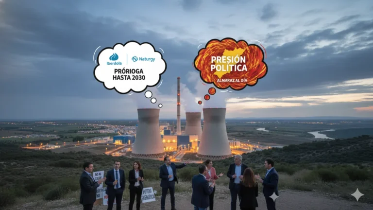 ALMARAZ AL DÍA: Iberdrola y Naturgy solicitan oficialmente prorrogar la central hasta 2030; desatando la presión política en Extremadura