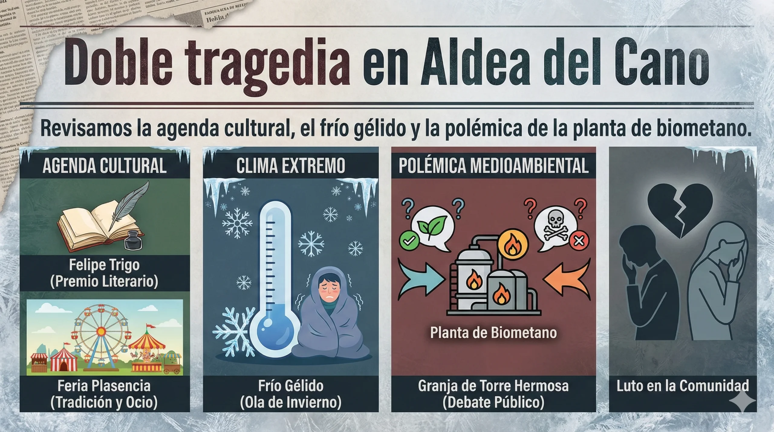Extremadura al Día Hoy 22 N: Accidentes Mortales El Frío Persiste y la Tensión Política Aumenta con la Biometano