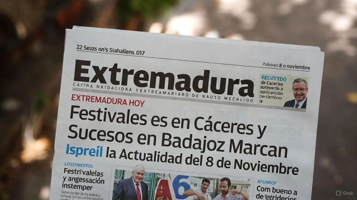 Extremadura Hoy: Festivales en Cáceres y Sucesos en Badajoz Marcan la Actualidad del 8 de Noviembre