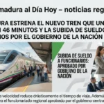 Extremadura estrena el nuevo tren que une Badajoz y Cáceres en 46 minutos