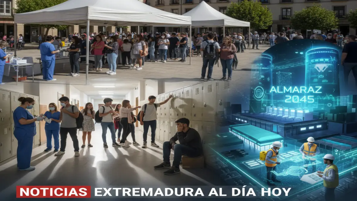 Alerta Sanitaria y Social en Extremadura: Vacunación masiva sin cita, el drama del acoso escolar y el futuro de Almaraz