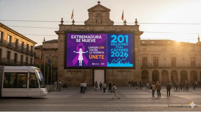 Extremadura se Mueve: Campaña 25N contra la Violencia y 201 Millones para Cáceres en 2026