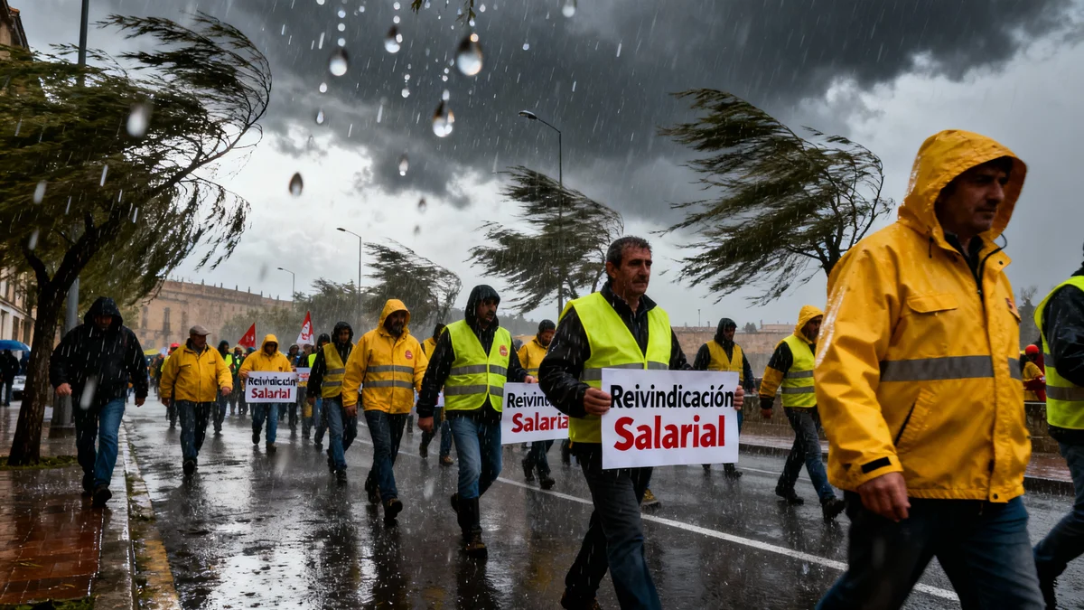 Extremadura bajo la alerta naranja de la borrasca Claudia: un sábado de incidencias; protestas y una agenda cultural imparable