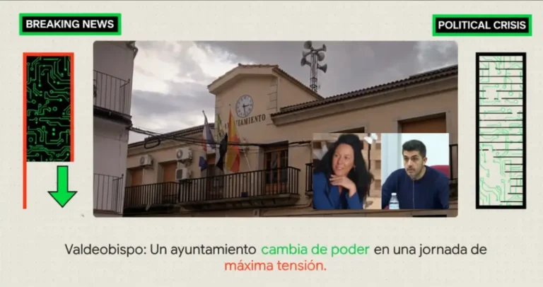 Vuelco político en Valdeobispo: El PP arrebata la alcaldía al PSOE con el voto decisivo de una exconcejala socialista