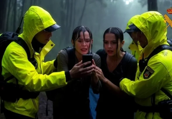 Rescate de Última Hora en Montehermoso: La Guardia Civil Localiza a Dos Senderistas Desorientadas por un Diluvio