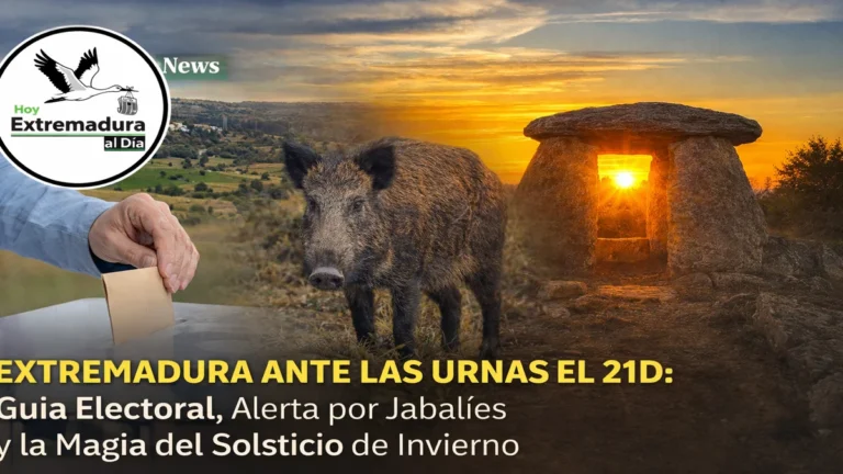 EXTREMADURA ANTE LAS URNAS EL 21D: Guía Electoral, Alerta por Jabalíes y la Magia del Solsticio de Invierno