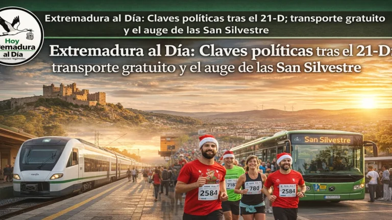 Extremadura al Día: Claves políticas tras el 21-D; transporte gratuito y el auge de las San Silvestre