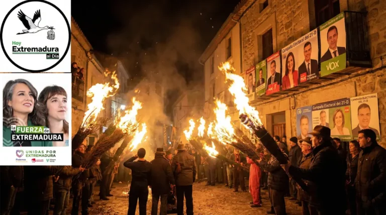 Extremadura Hoy: Entre el Fuego de 'Los Escobazos' y el Calor de la Campaña Electoral del 21-D