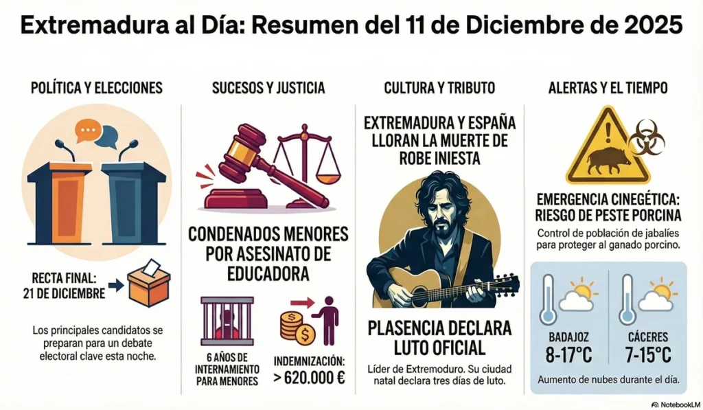 SENTENCIA HISTÓRICA Y EMERGENCIA PORCINA: Condenas de Cárcel para Menores de Badajoz y la Caza Ilimitada de Jabalíes para Frenar la PPA