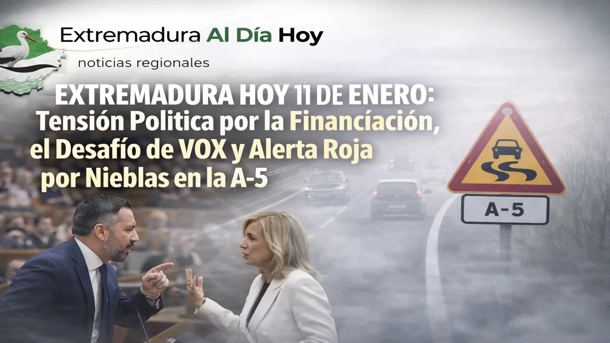 EXTREMADURA HOY 11 DE ENERO: Tensión Política por la Financiación; el Desafío de VOX