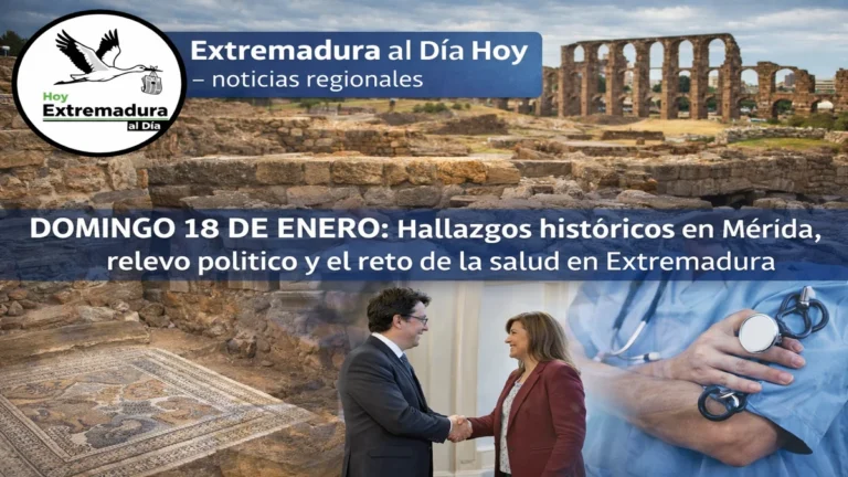 DOMINGO 18 DE ENERO: Hallazgos históricos en Mérida; relevo político
