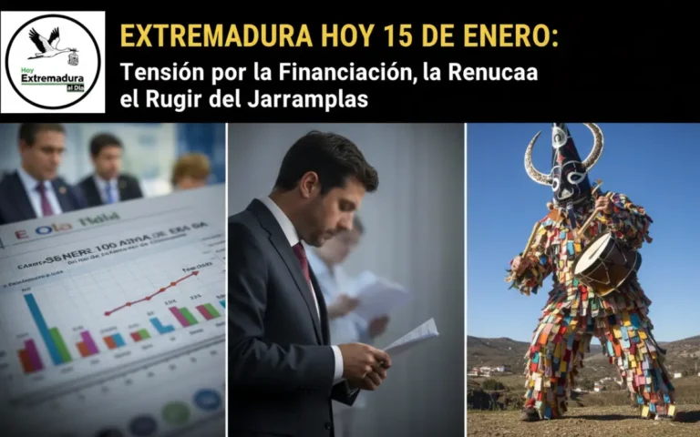 EXTREMADURA HOY 15 DE ENERO: Tensión por la Financiación; la Renuncia de Gallardo