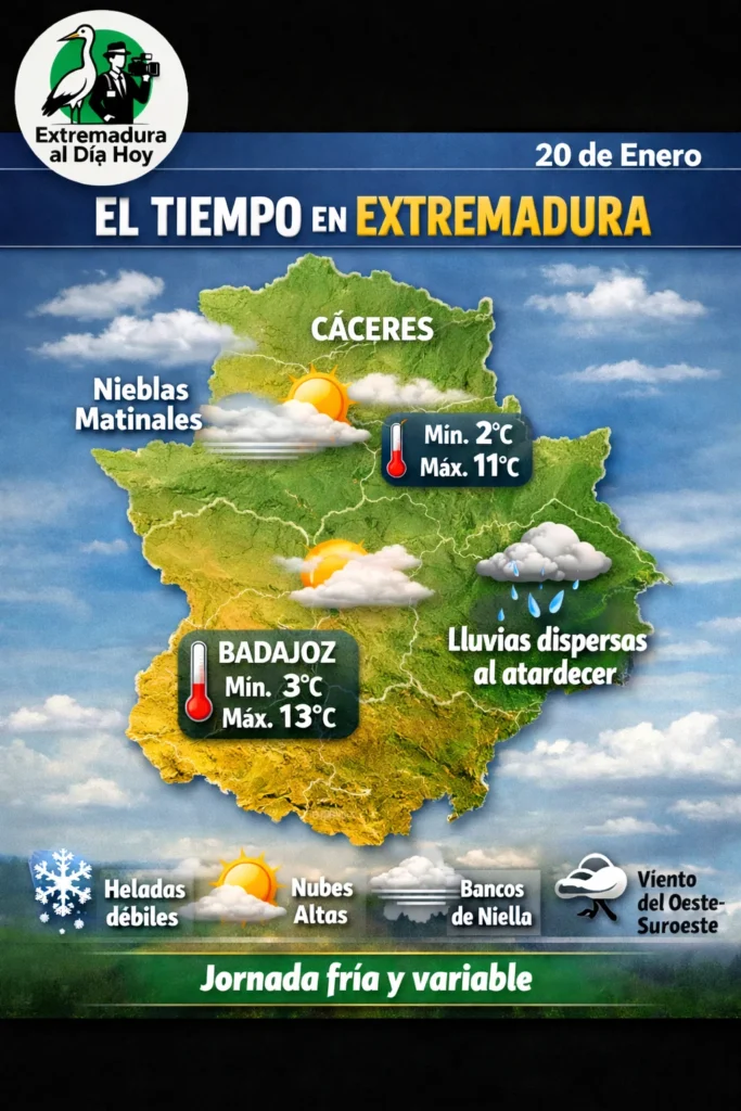 EXTREMADURA 20 DE ENERO: Pulso político en la Asamblea; luto oficial 