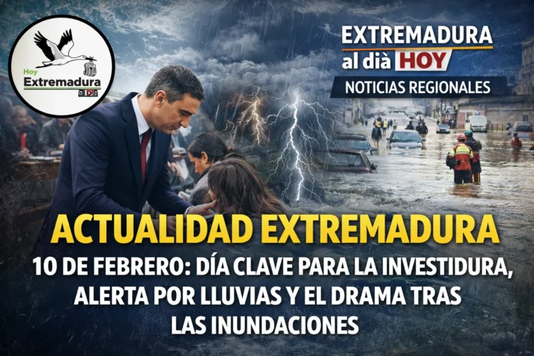 ACTUALIDAD EXTREMADURA 10 DE FEBRERO: DÍA CLAVE PARA LA INVESTIDURA