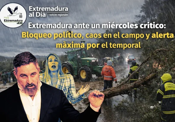 Extremadura ante un miércoles crítico: Bloqueo político, caos en el campo