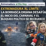 EXTREMADURA AL LÍMITE: LA BORRASCA ORIANA DESAFÍA EL INICIO DEL CARNAVAL Y EL BLOQUEO POLÍTICO SE RECRUDECE