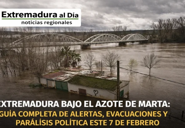 EXTREMADURA BAJO EL AZOTE DE MARTA: GUÍA COMPLETA DE ALERTAS