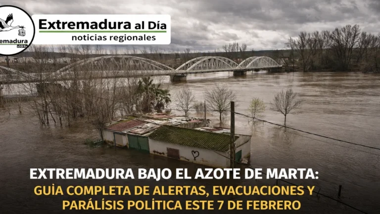 EXTREMADURA BAJO EL AZOTE DE MARTA: GUÍA COMPLETA DE ALERTAS
