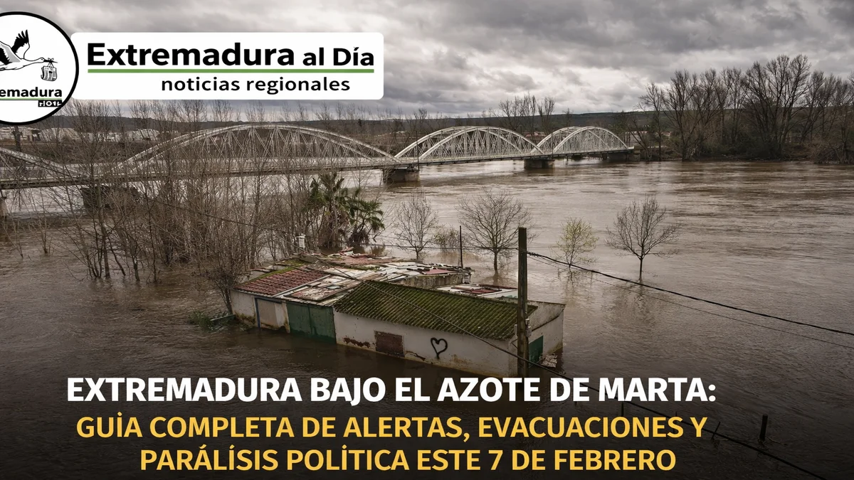 EXTREMADURA BAJO EL AZOTE DE MARTA: GUÍA COMPLETA DE ALERTAS