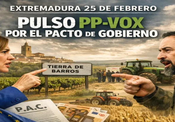 EXTREMADURA 25 DE FEBRERO: PULSO PP-VOX POR EL PACTO DE GOBIERNO