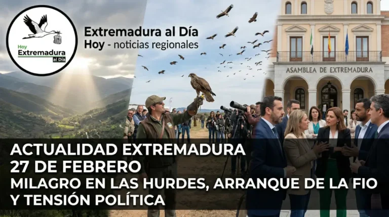 ACTUALIDAD EXTREMADURA 27 DE FEBRERO: MILAGRO EN LAS HURDES