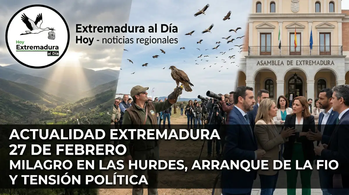 ACTUALIDAD EXTREMADURA 27 DE FEBRERO: MILAGRO EN LAS HURDES