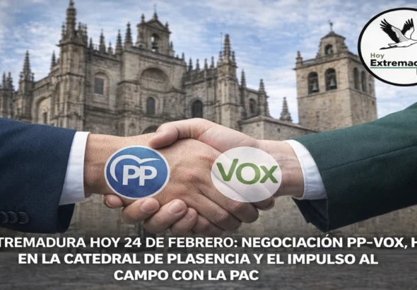EXTREMADURA HOY 24 DE FEBRERO: NEGOCIACIÓN PP-VOX