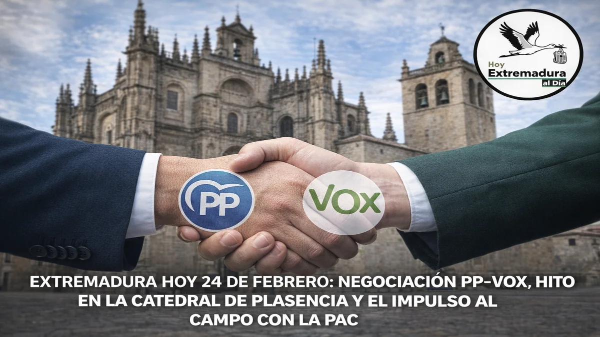 EXTREMADURA HOY 24 DE FEBRERO: NEGOCIACIÓN PP-VOX