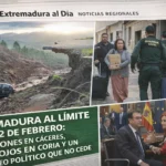 EXTREMADURA AL LÍMITE ESTE 12 DE FEBRERO: SOCAVONES EN CÁCERES