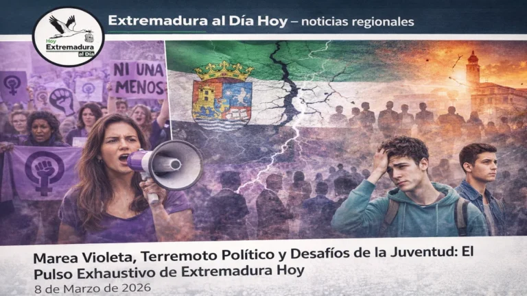 El Pulso Exhaustivo de Extremadura Hoy 8 de Marzo de 2026