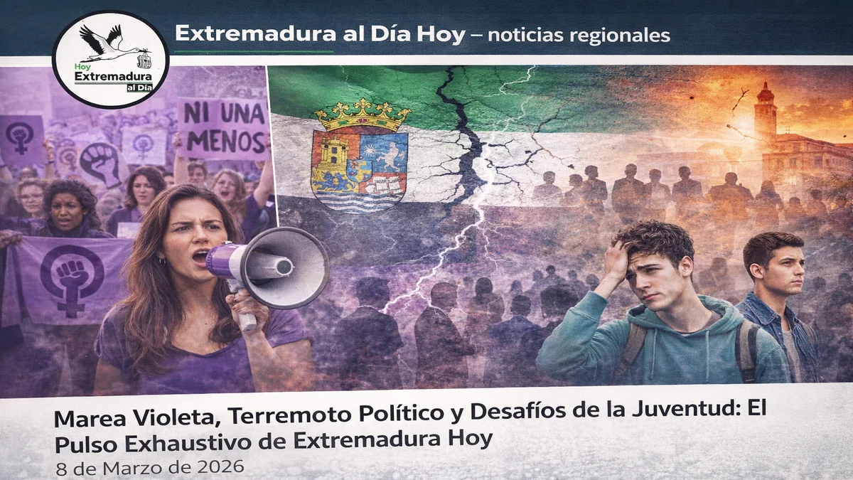 El Pulso Exhaustivo de Extremadura Hoy 8 de Marzo de 2026