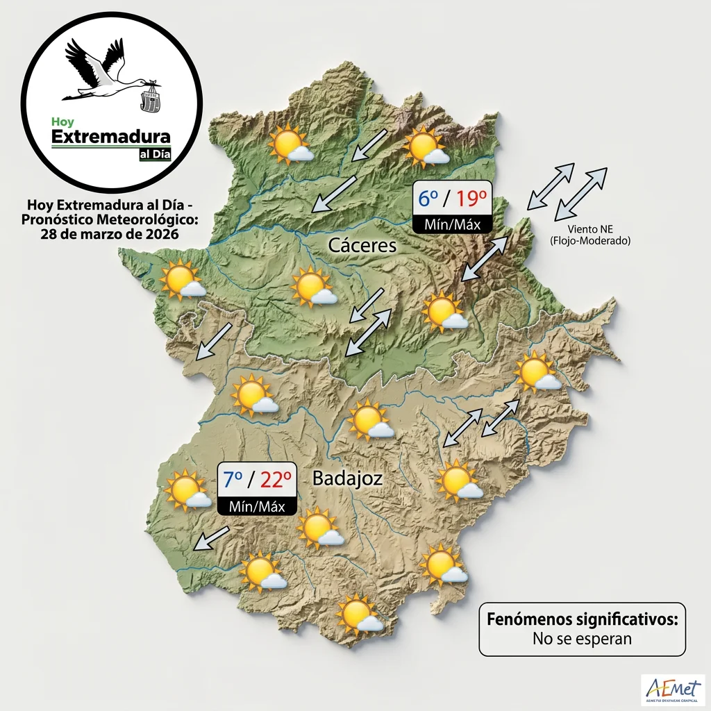Última Hora en Extremadura Hoy: Arranca la Semana Santa, Estalla el Cerezo en Flor y Sigue el Pulso Político este 28 de Marzo