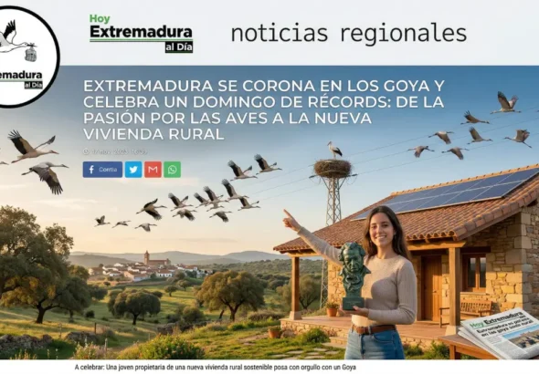 Extremadura se corona en los Goya y celebra un domingo de récords