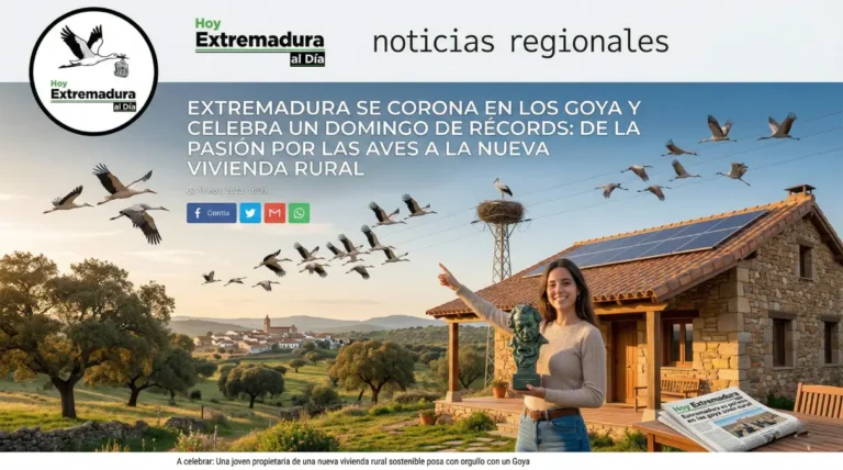 Extremadura se corona en los Goya y celebra un domingo de récords