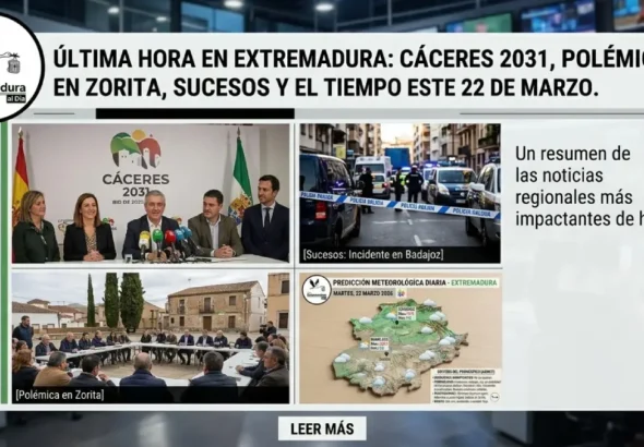 Última Hora en Extremadura: Polémica en Zorita Sucesos y el Tiempo este 22 de Marzo