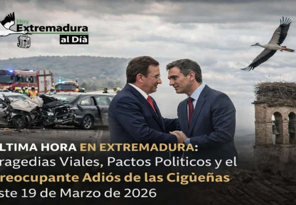 Última Hora en Extremadura: Tragedias Viales y el Preocupante Adiós de las Cigüeñas este 19 de Marzo de 2026