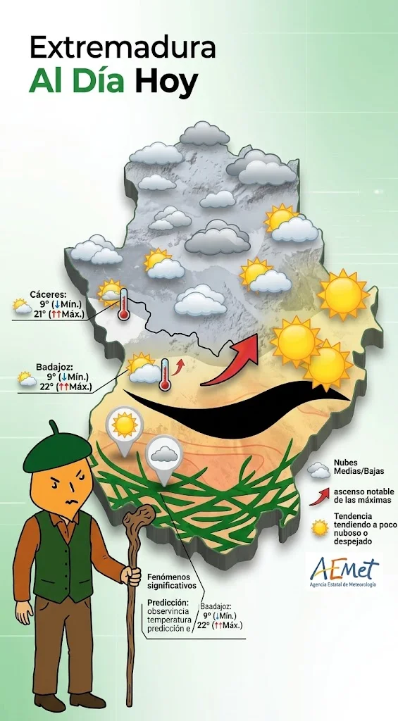 Imagen del tiempo 12 abril