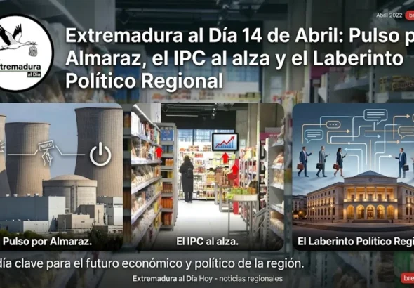 Extremadura al Día 14 de Abril: Pulso por Almaraz; el IPC al alza y el Laberinto Político Regional