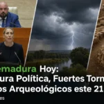 Última Hora en Extremadura Hoy: Investidura Política, Fuertes Tormentas y Hallazgos Arqueológicos este 21 de Abril