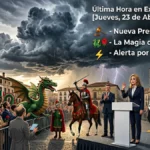 Última Hora en Extremadura Hoy: Nueva Presidencia; la Magia de San Jorge y Alerta por Tormentas este 23 de Abril