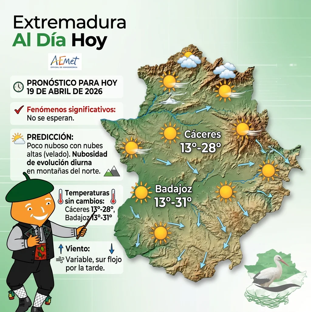 Imagen del tiempo 12 abril