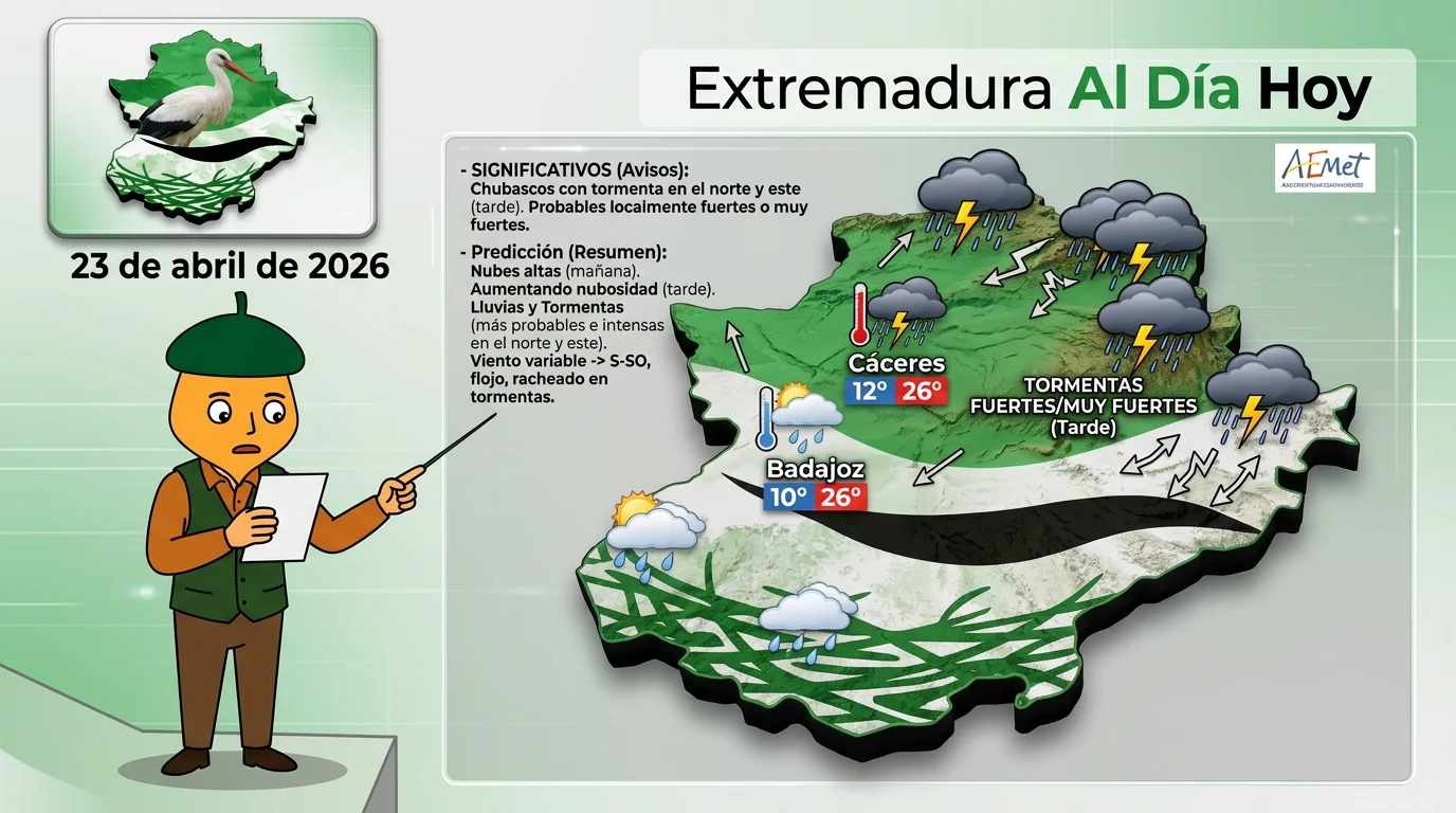 Imagen del tiempo 23 abril