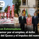 1 de mayo en Extremadura: Entre el clamor por el empleo el éxito de la Feria del Queso y el impulso del nuevo Gobierno