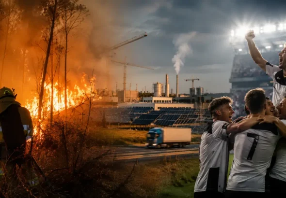 Extremadura Hoy: Fuego; Avances Económicos y Hazañas Deportivas este 31 de Mayo